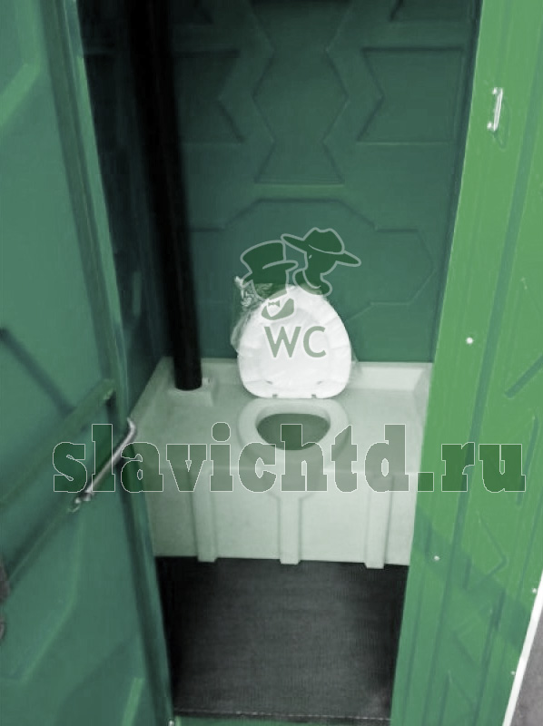 картинка Туалетная кабина EcoStyle в СОБРАННОМ ВИДЕ от интернет-магазина туалетов, душевых и биотуалетов Slavichtd.RU